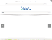 Tablet Screenshot of coloradonaturalgas.com